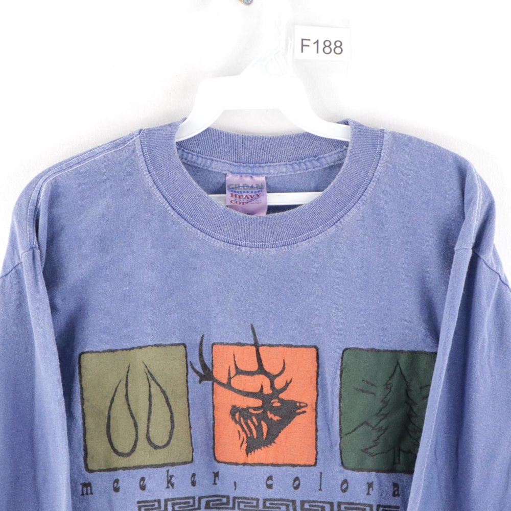 Vintage Meeker Colorado Faded Long Sleeve Shirt - Picture 2 of 8